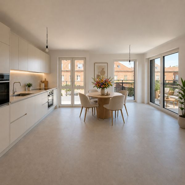 Sonnige  Drei-Zimmerwohnung mit Balkon